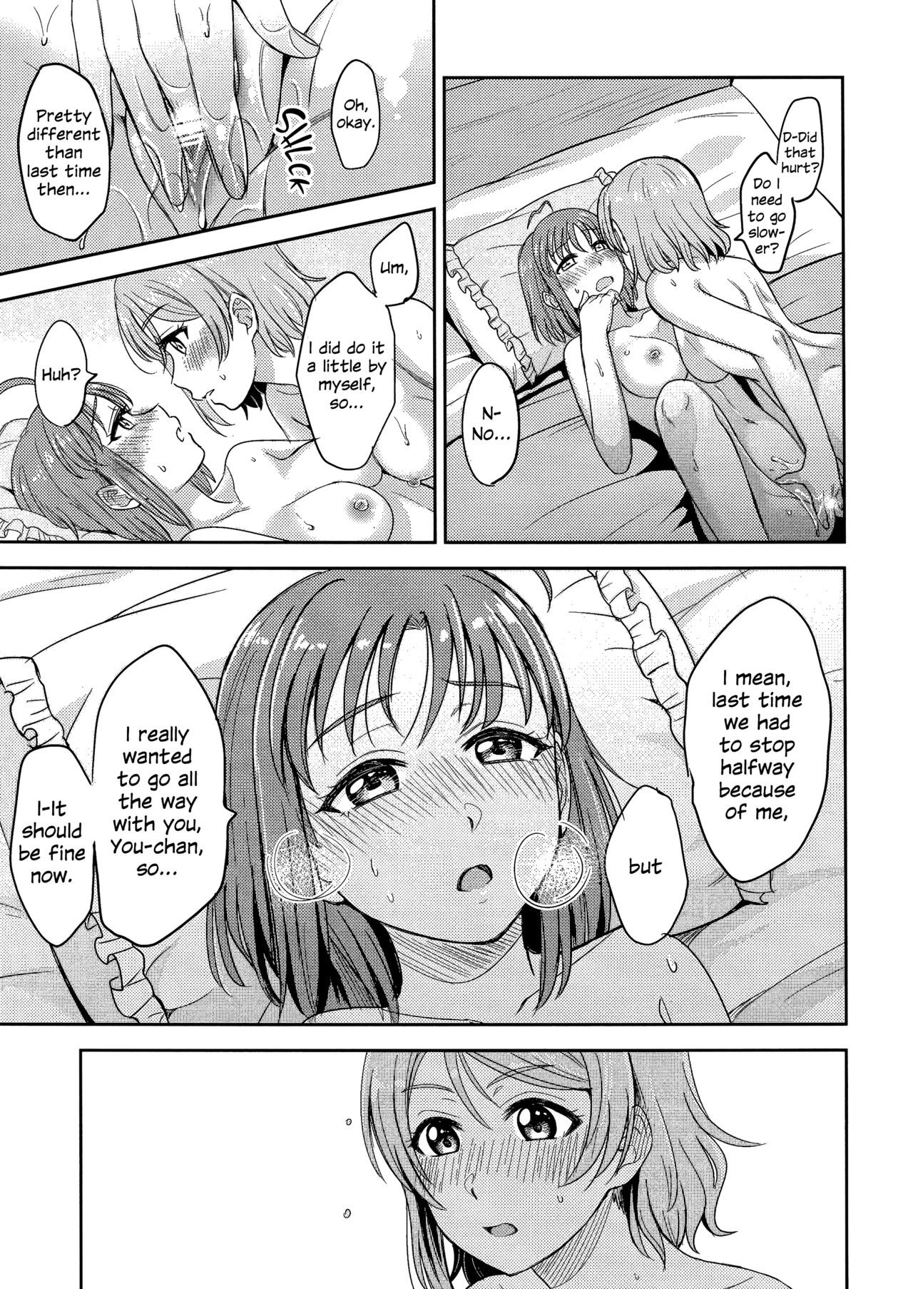 Hold Me Tight page 23 featuring chika takami love live sunshine parody - cunnilingus females only hentai manga - read online free