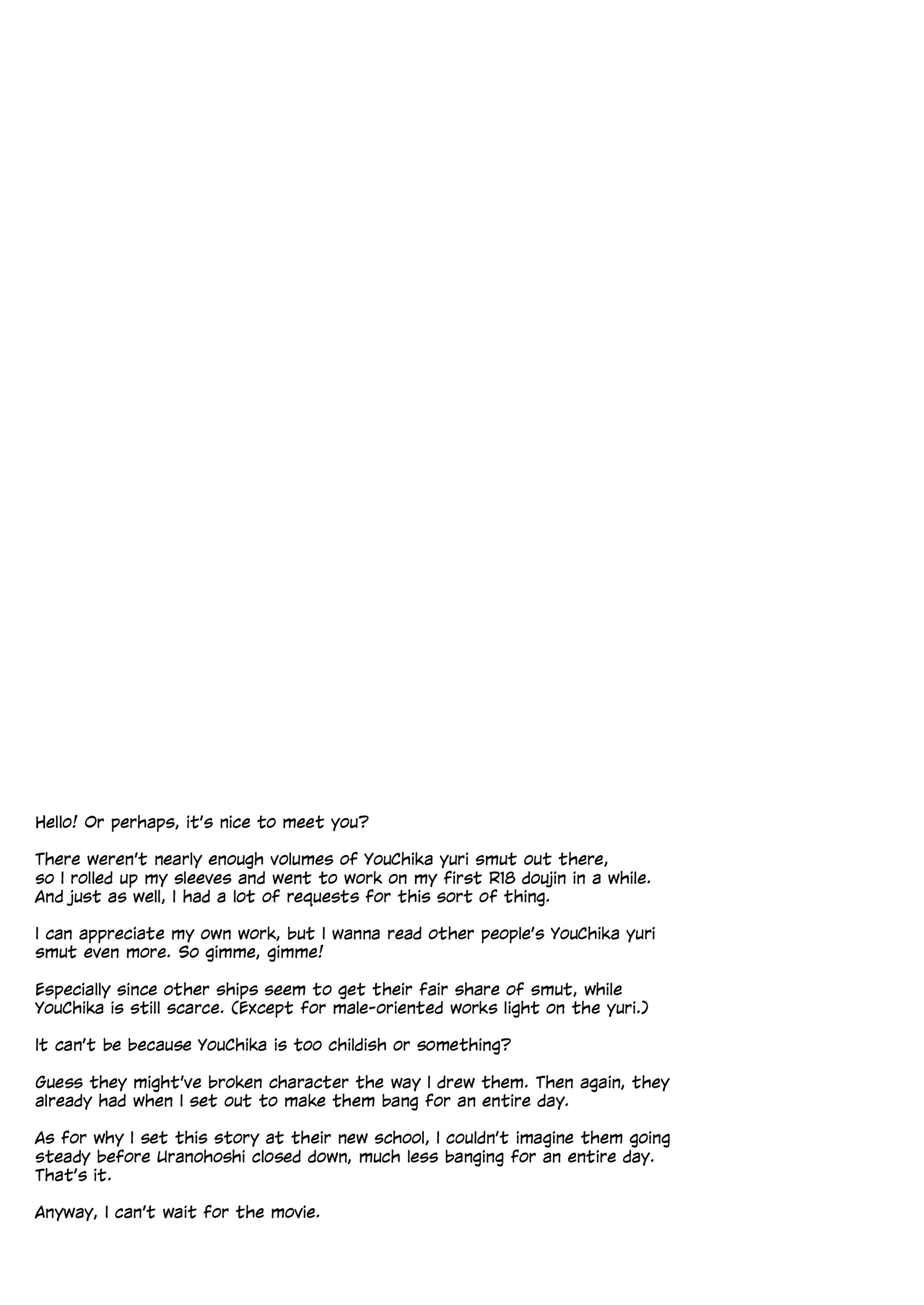 Hold Me Tight page 39 featuring chika takami love live sunshine parody - cunnilingus females only hentai manga - read online free