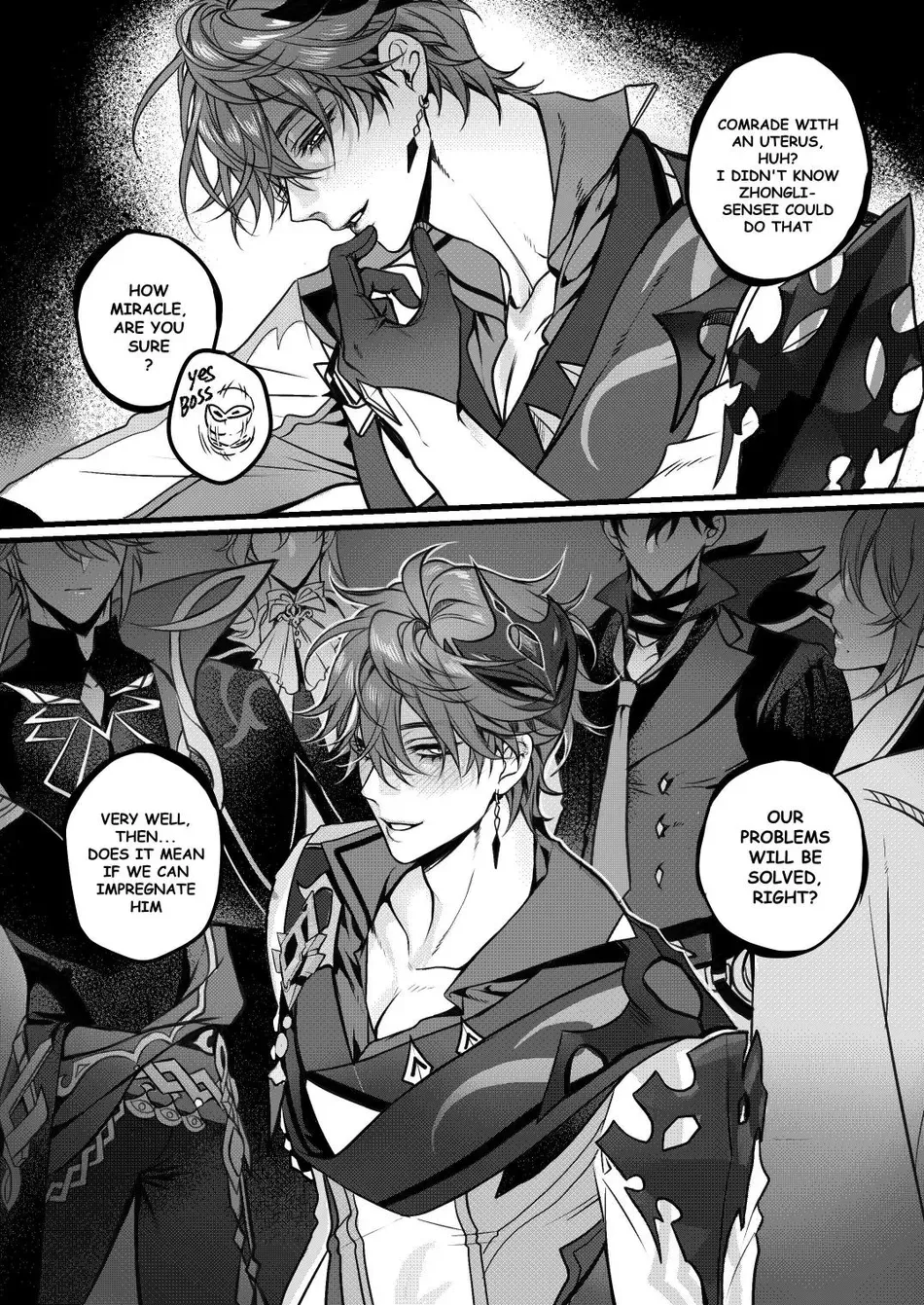 Sweet Fever Return page 56 featuring aether genshin impact parody - uncensored multiple penises hentai manga - read online free