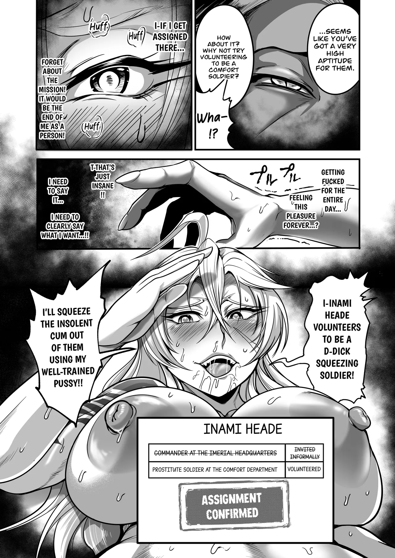 Sennyuu Ian Shoukou Inami | The Undercover Comfort Officer Inami page 51 original parody - scar big breasts hentai manga - read online free