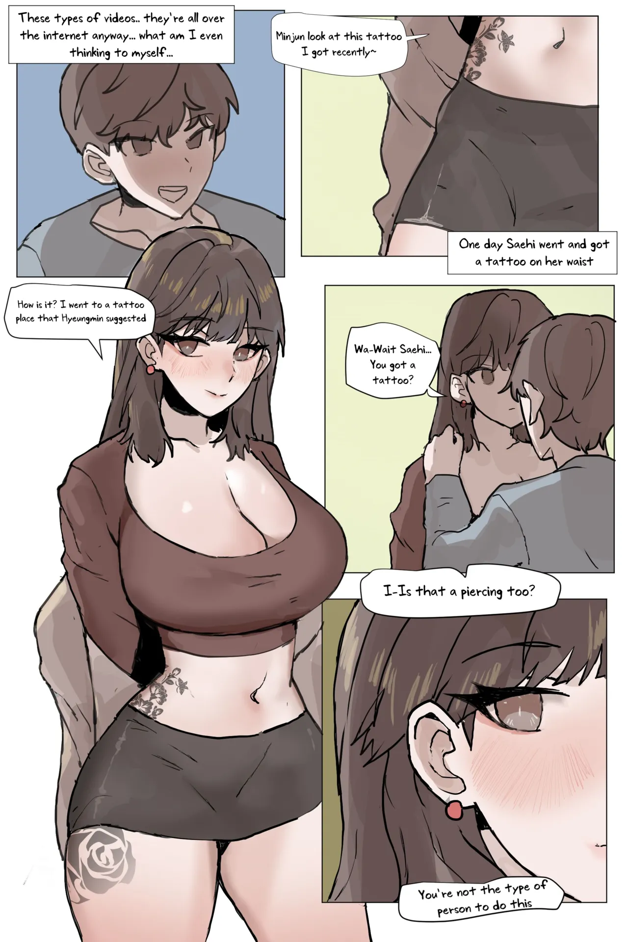 Sokkubchinguleul NTR Danghaneun Manhwa | A Manwha Where my Childhood Friend Gets NTR'd page 16 original parody - big breasts humiliation hentai manga - read online free