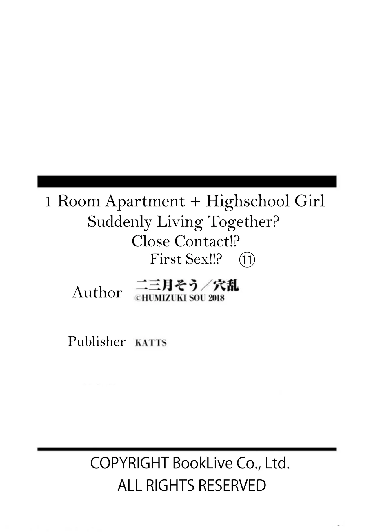 1 Room Apartment + Highschool Girl Suddenly Living Together? Close Contact!? First Sex!!? Ch.1-11 page 287 - uncensored masturbation hentai manga - read online free