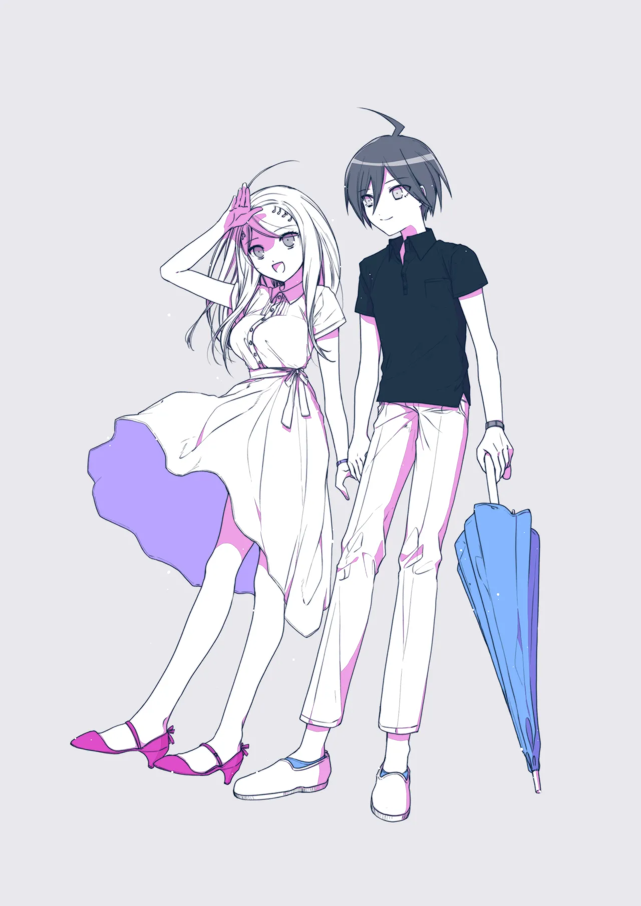 Amatsutsumi page 43 featuring kaede akamatsu danganronpa parody - big breasts schoolboy uniform hentai manga - read online free