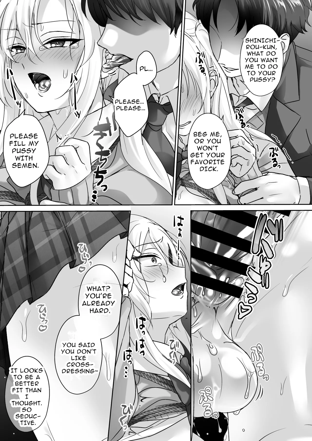 Kinpatsu Yankee-kun o Josou Omocha Seme | Blonde Delinquent Boy's Crossdressing & Sex Toy Torment page 11 original parody - gag group hentai manga - read online free