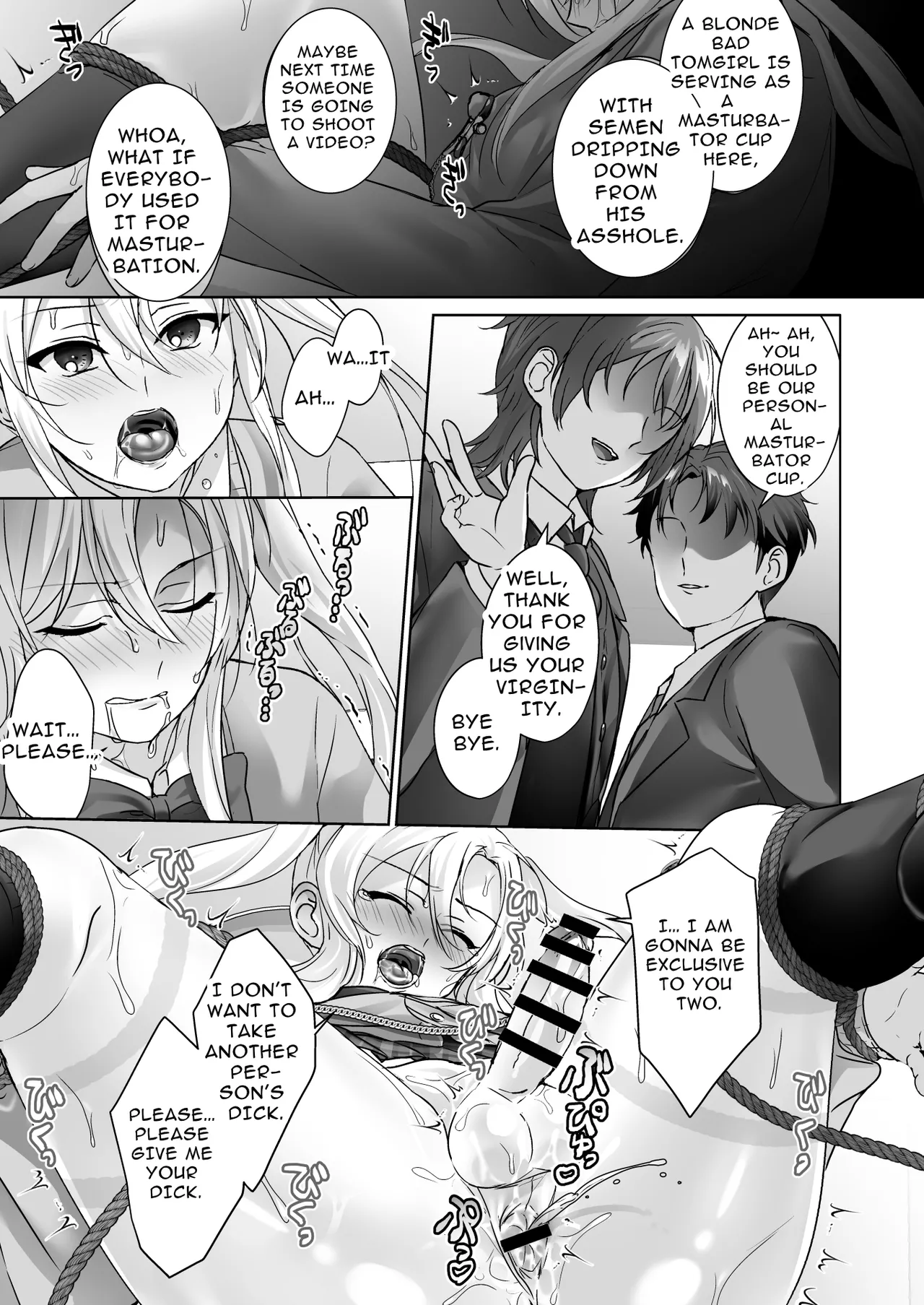 Kinpatsu Yankee-kun o Josou Omocha Seme | Blonde Delinquent Boy's Crossdressing & Sex Toy Torment - Page 9