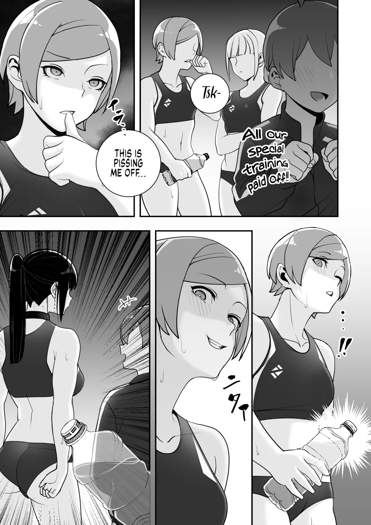 [Material Engine (Materia)] Reizoku no Kubiwa Akogare no Rikujoubu Senpai o Toraete Jibun no Konomi ni Sennou Choukyou | I Claimed my Beloved Track-and-Field Senpai and Brainwashed her into my Perfect Woman [English] page 52 original parody - leg lock big breasts hentai manga - read online free