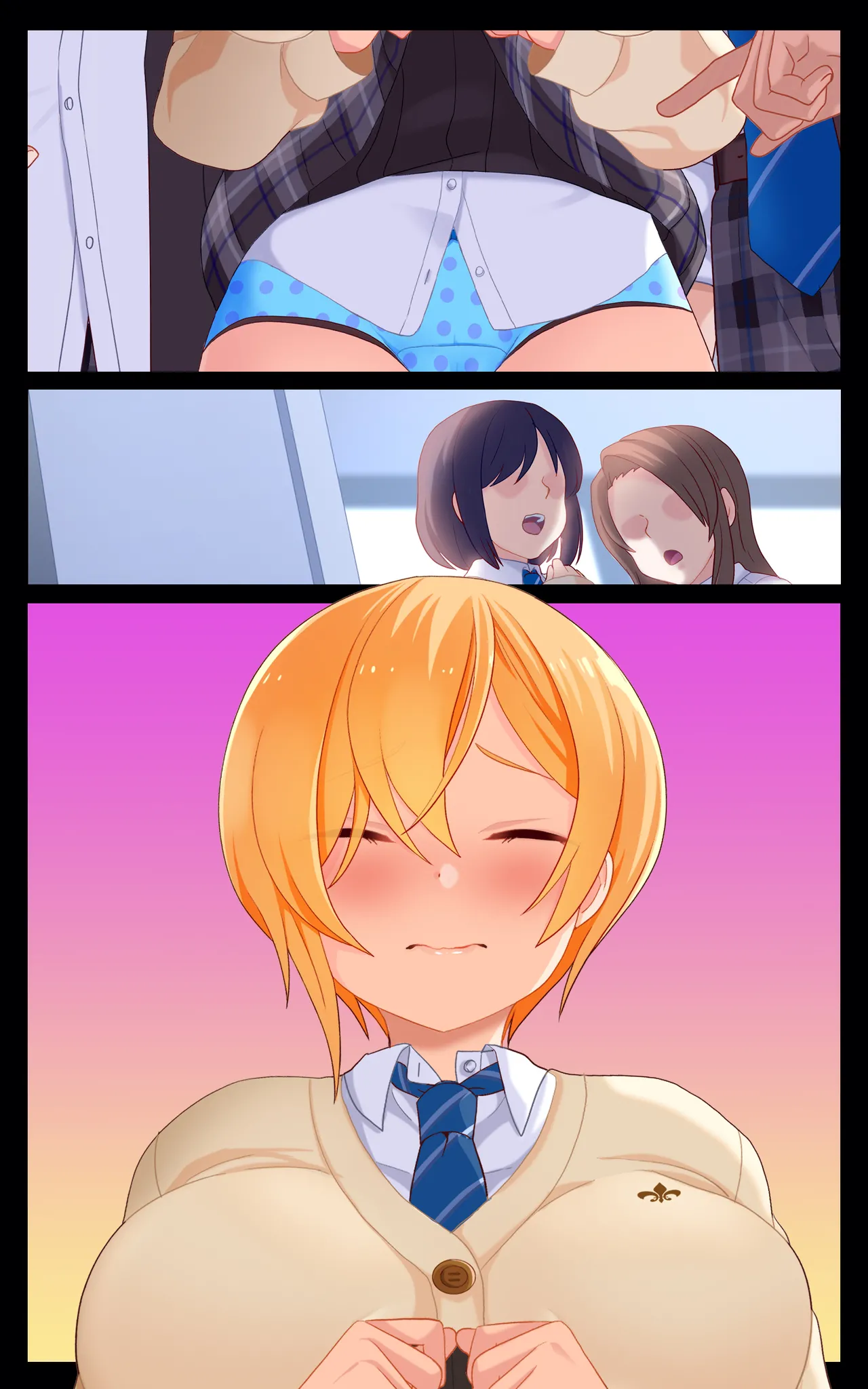 Minatoto kun wa Kotowarenai!2 Onna ni natta InCha no Boku wa Tsugou no ii Minna no Niku Onaho page 26 original parody - schoolgirl uniform urination hentai manga - read online free