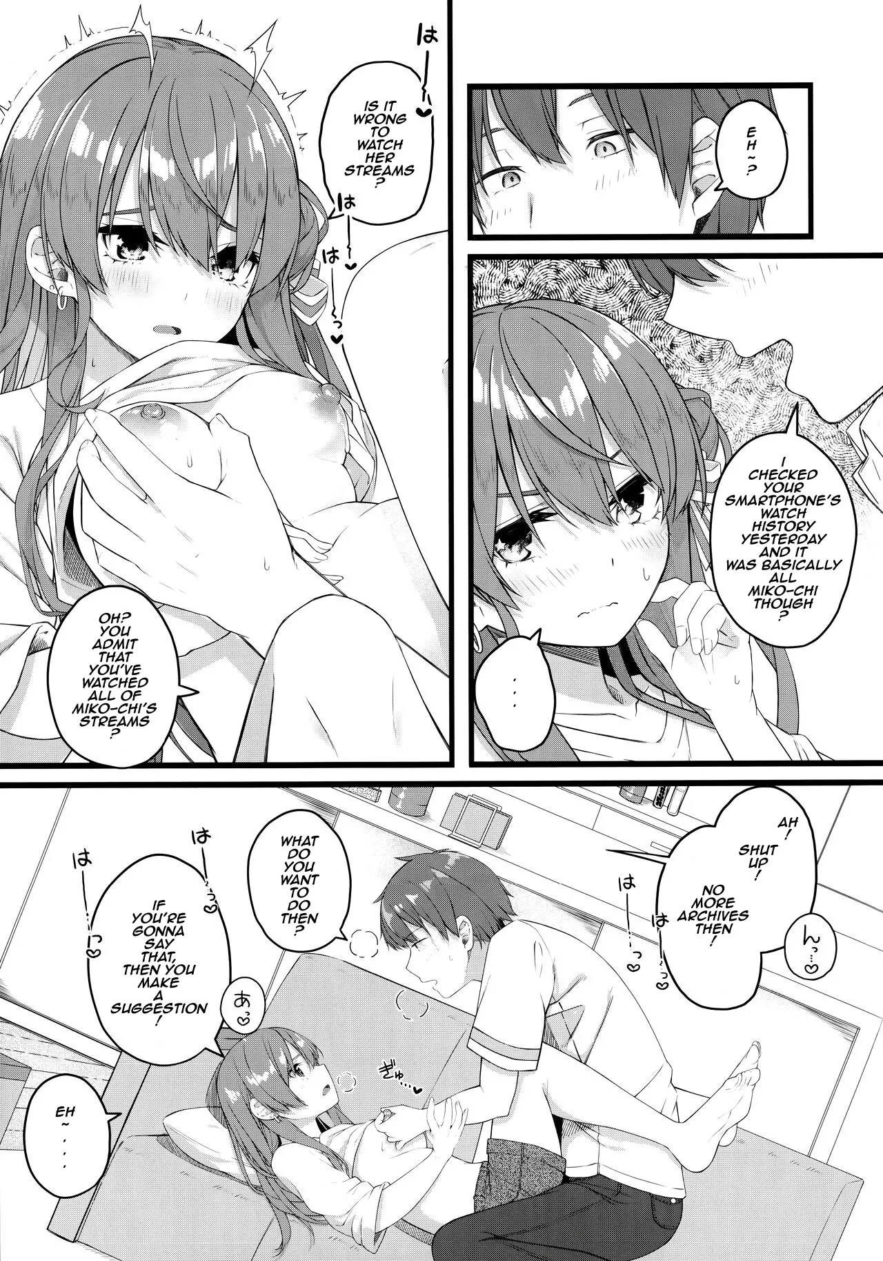 Suisei wa Yane no shita de Madoromu | The Comet Slumbers Under The Roof page 10 featuring hoshimachi suisei hololive parody - kissing nakadashi hentai manga - read online free