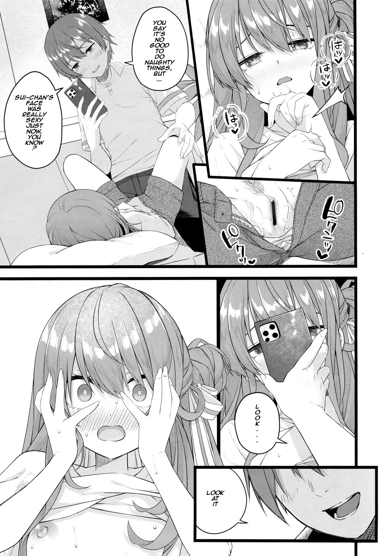Suisei wa Yane no shita de Madoromu | The Comet Slumbers Under The Roof page 14 featuring hoshimachi suisei hololive parody - kissing nakadashi hentai manga - read online free