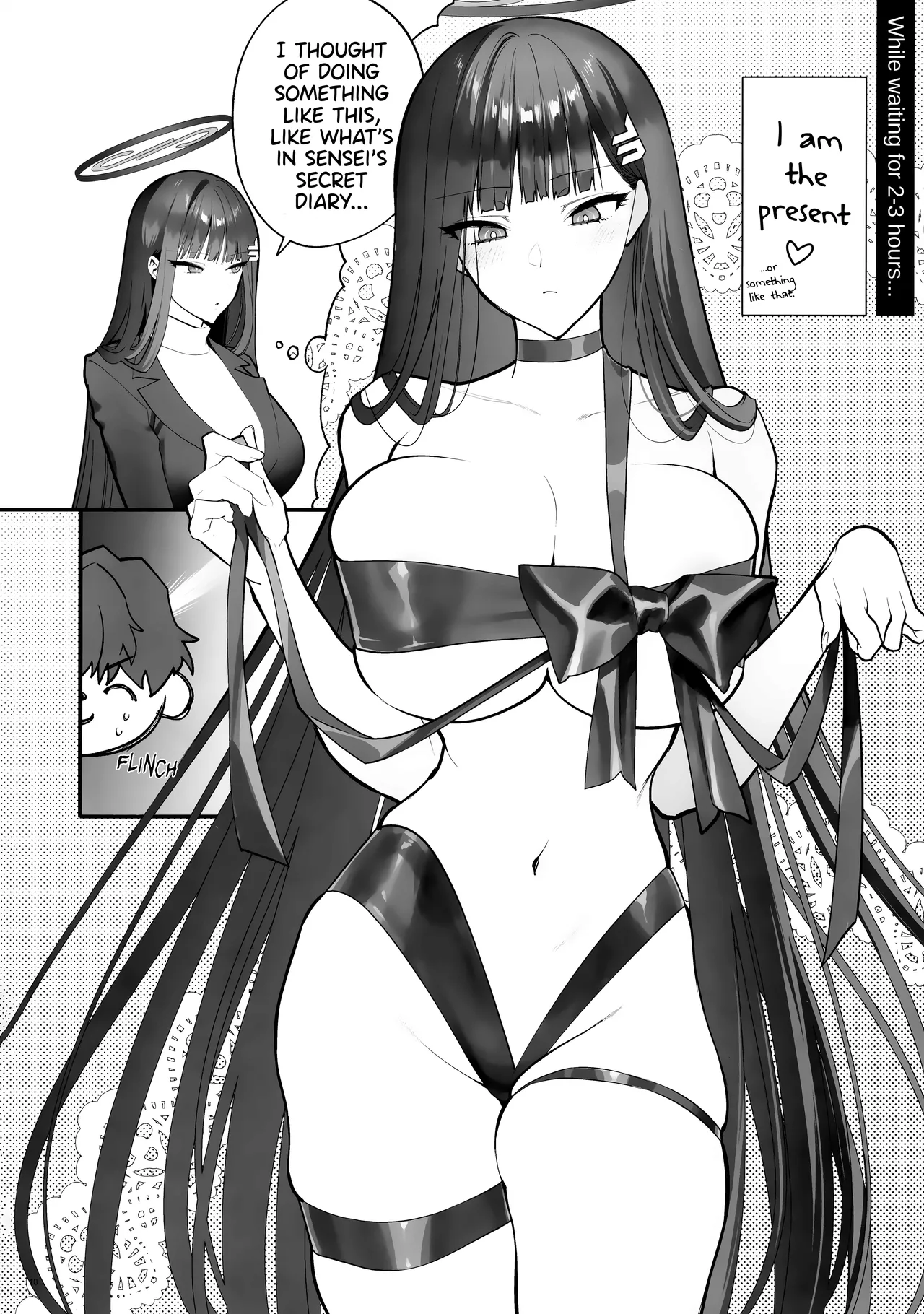 CHOCOLATE & CREAM page 9 featuring sensei blue archive parody - big breasts pantyhose hentai manga - read online free