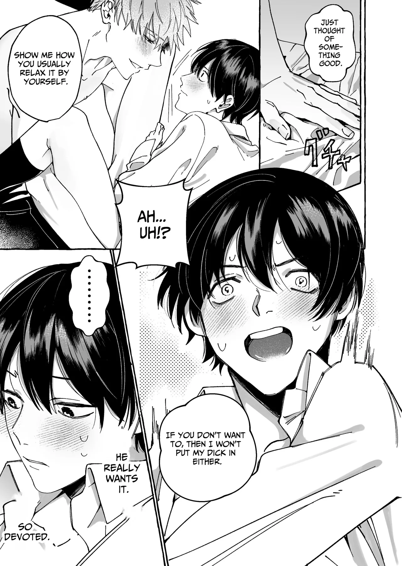 Tatoeba dakedo Ore no koto mo Idakeru? | For example, could you make love to me too? page 21 original parody - schoolboy uniform condom hentai manga - read online free