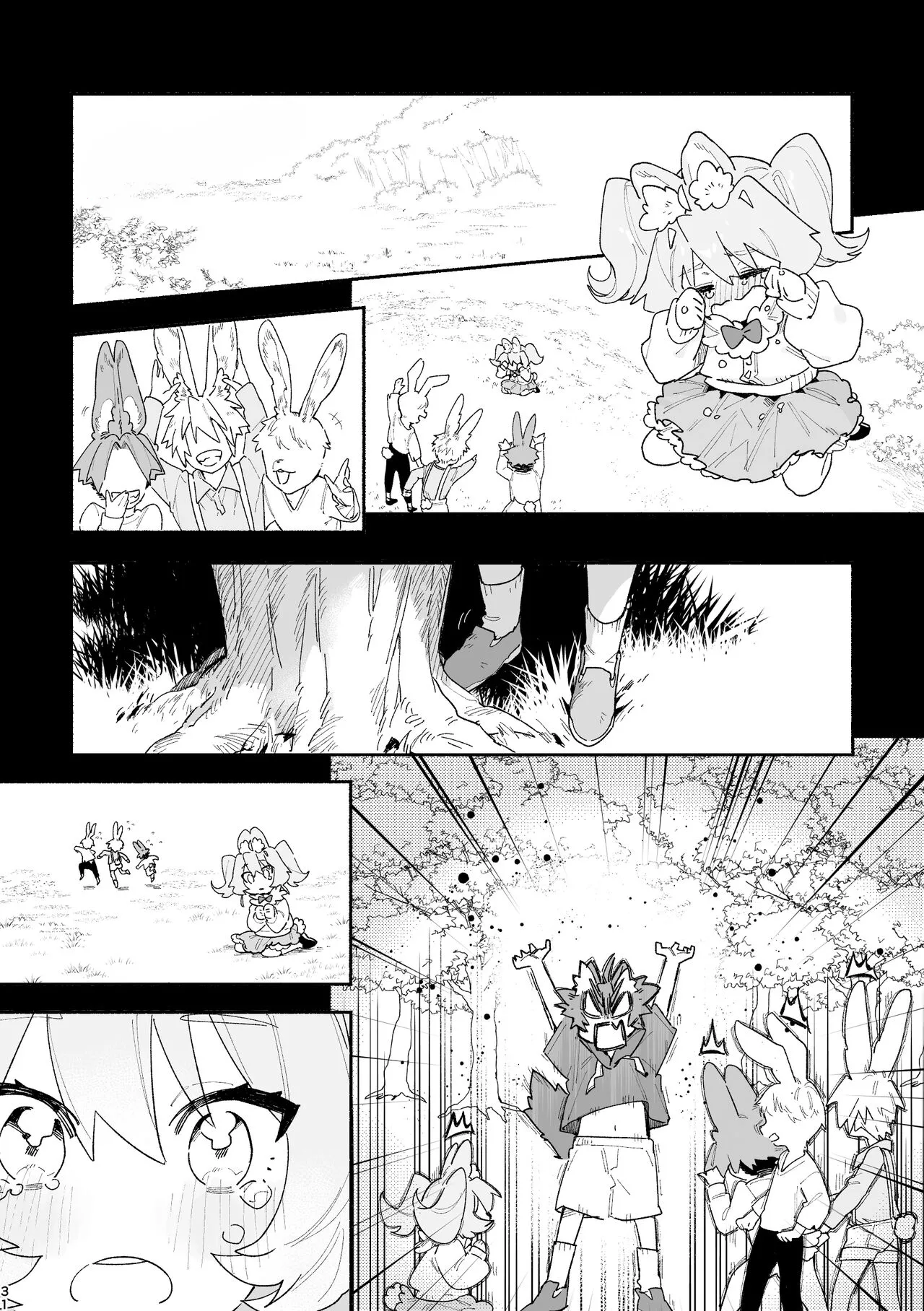 Boy For Bottom: Bunny Girl x Wolf Boy page 29 original parody - wolf boy full censorship hentai manga - read online free