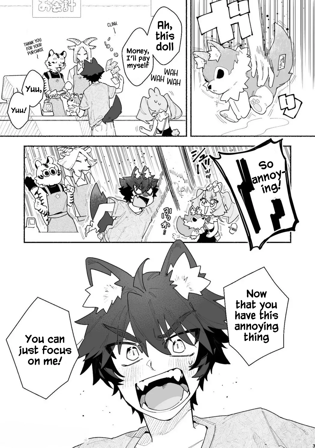 Boy For Bottom: Bunny Girl x Wolf Boy page 43 original parody - wolf boy full censorship hentai manga - read online free