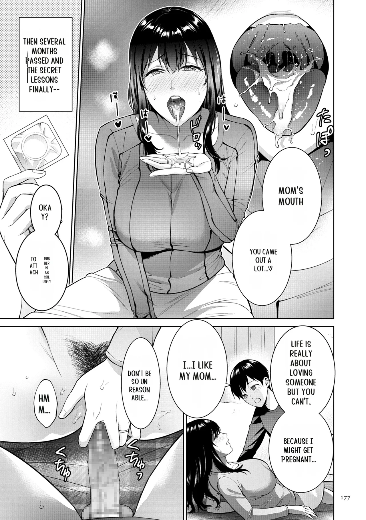 Haha no Utsuriga page 177 - mother incest hentai manga - read online free