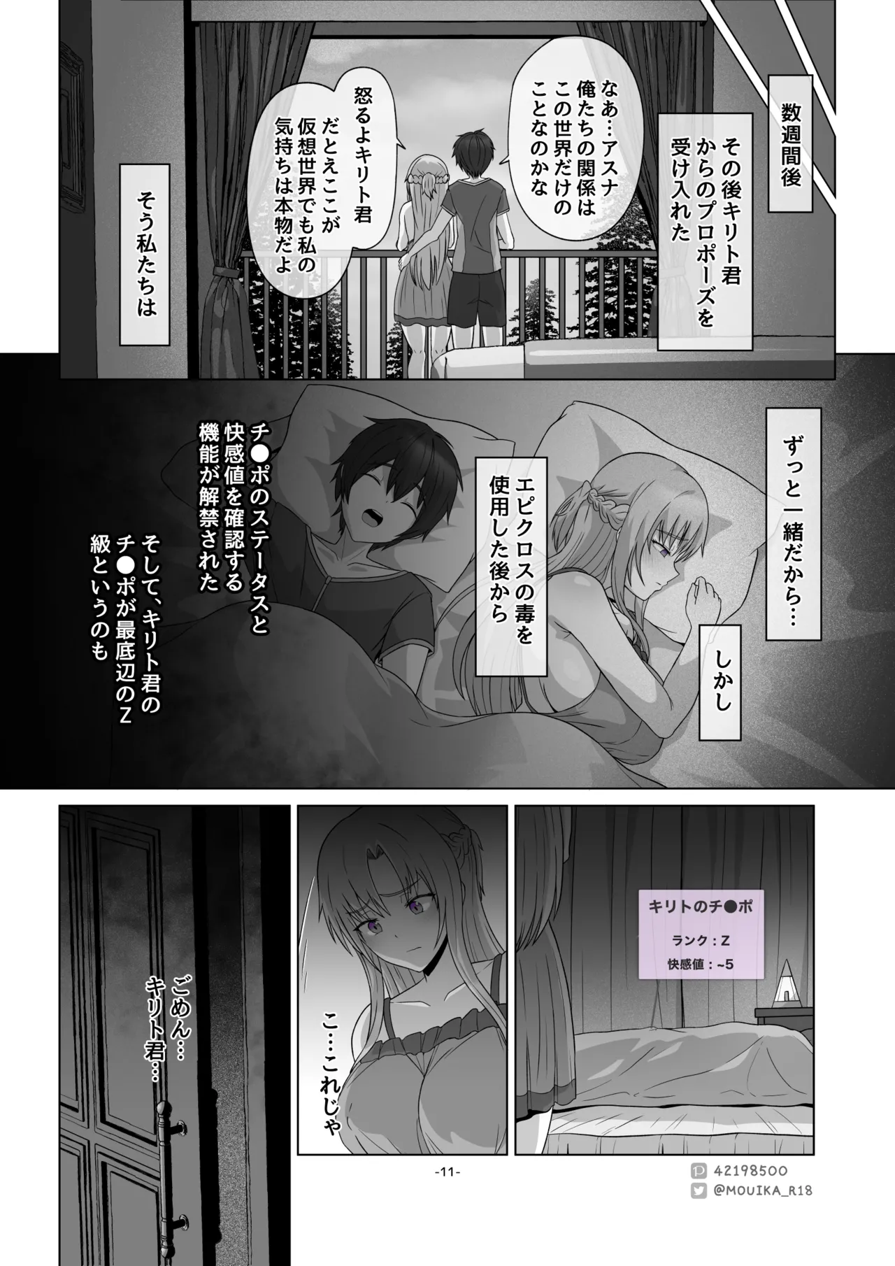 Sword Art ●nline page 11 featuring asuna yuuki sword art online parody - corruption netorare hentai manga - read online free