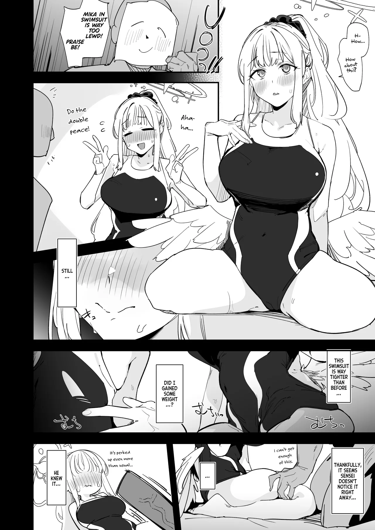Mika to H suru Hon page 15 featuring mika misono blue archive parody - wings big breasts hentai manga - read online free