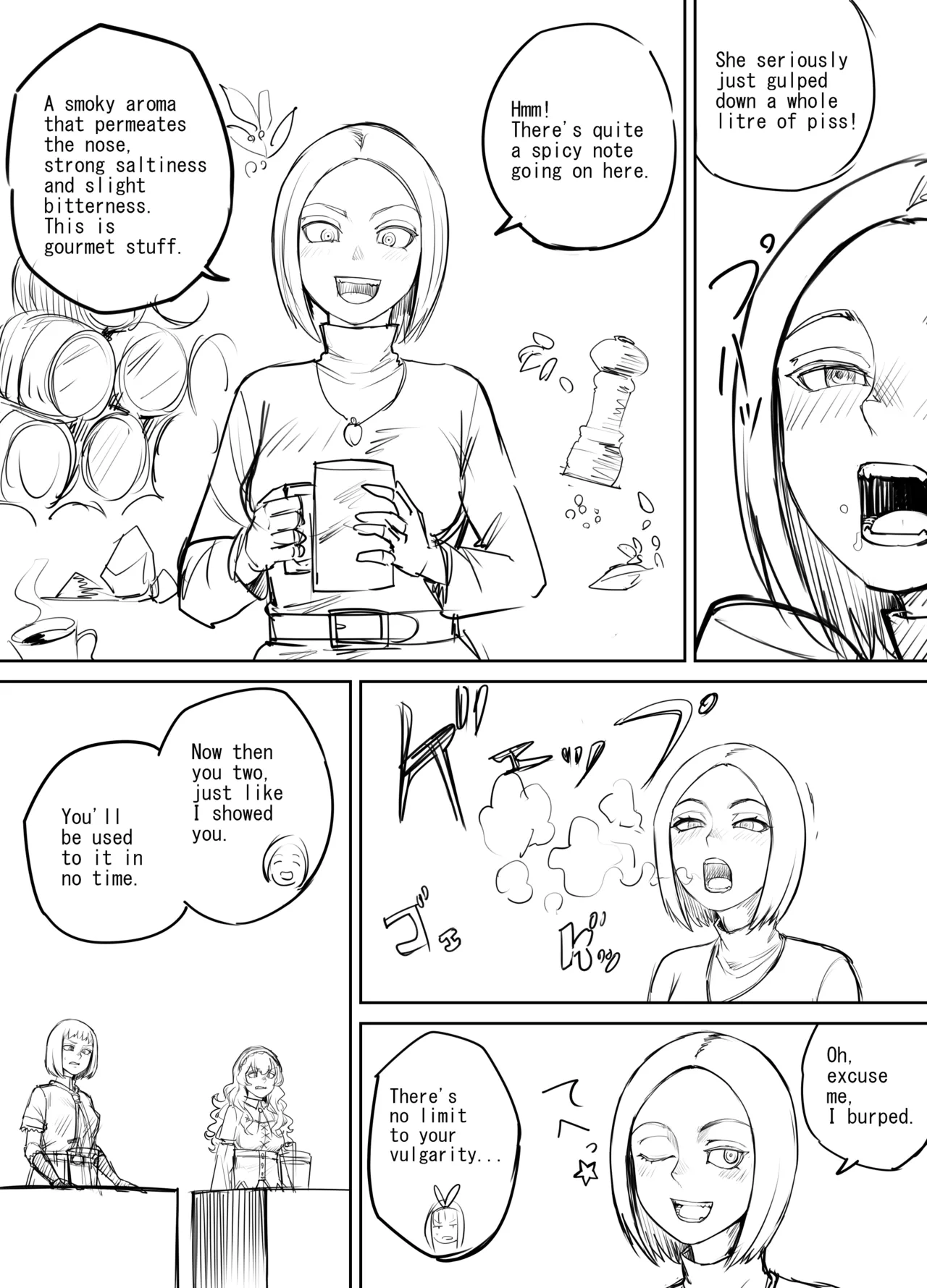 Shien Site Tokubetsu Kikaku 2024 Zenpen page 21 original parody - farting vomit hentai manga - read online free