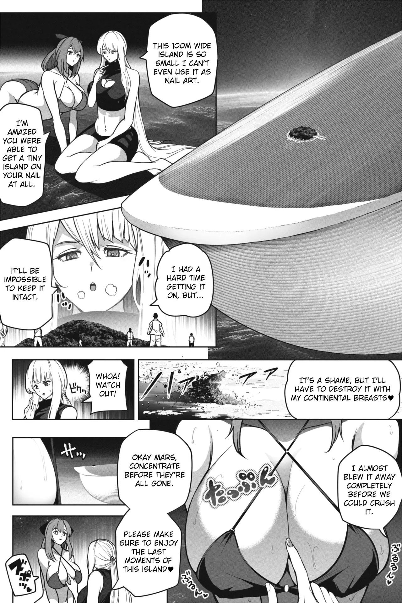 If a super giant girl comes to stay on a small island page 11 original parody - giantess hentai manga - read online free