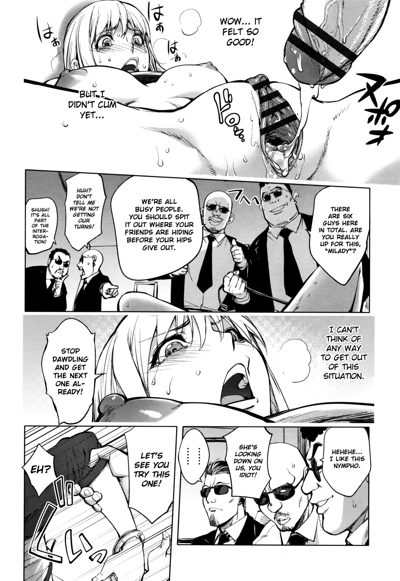 The Adventures of Suicide Man, The Woman Who Never Misses, and Hime-Chan page 271 - business suit big breasts hentai manga - read online free