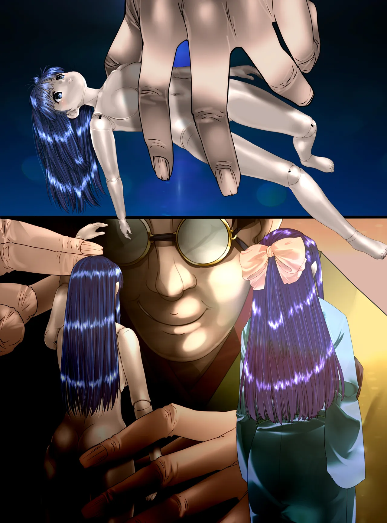 最強の妖怪討伐士、まさかの弱妖怪に敗北!人形にされて売られるなんて!【前編】 shinenkan page 41 original parody - transformation doll joints hentai manga - read online free