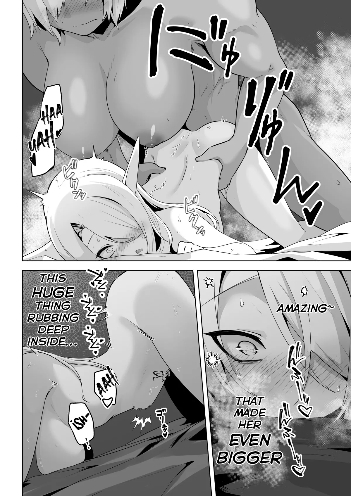 Seiyoku Tsuyo Tsuyo Elf wa Muriyari Okashite Hoshii page 46 original parody - futanari elf hentai manga - read online free