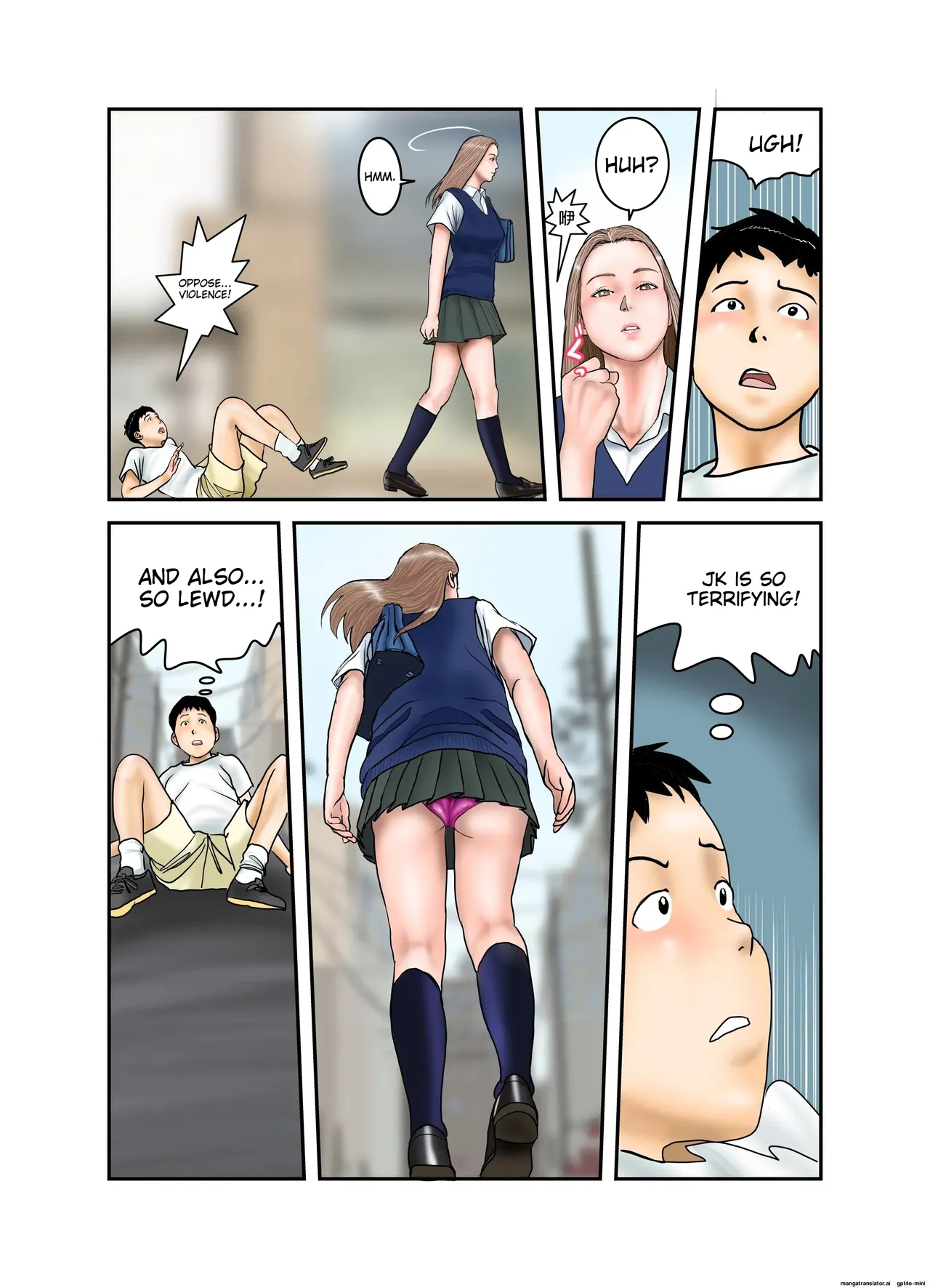 Gal JK wa Boku no Mono page 11 original parody - glasses schoolgirl uniform hentai manga - read online free