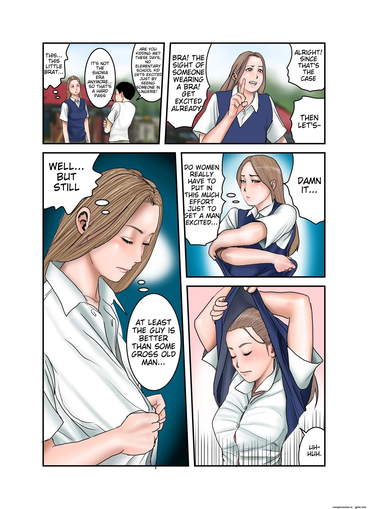 Gal JK wa Boku no Mono page 32 original parody - glasses schoolgirl uniform hentai manga - read online free