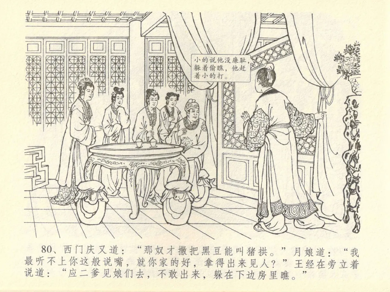 金瓶梅全传 四十三 醉骂申二姐 - Page 84