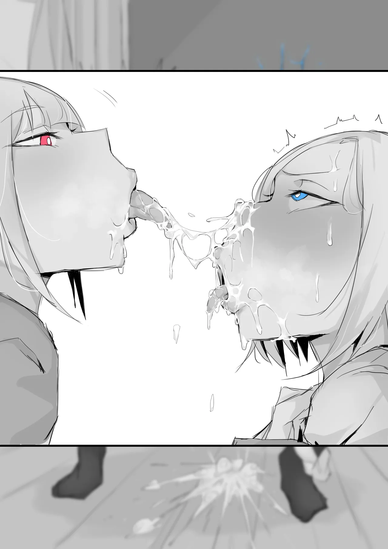 Futanari JK-tachi ga Kounai Shokushu de Mechakucha ni Naru Hanashi page 156 original parody - kissing big breasts hentai manga - read online free