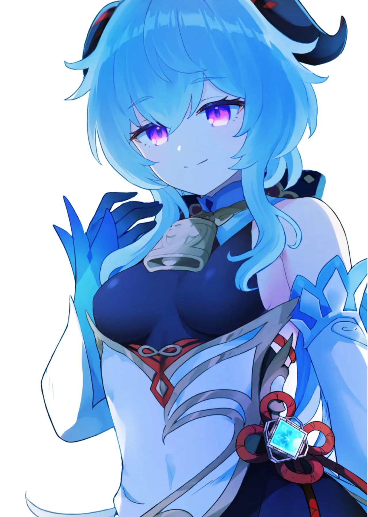 Ganyu-chan ga Shigoto to Seiyoku Shori o Otetsudai suru Hon. page 22 featuring ganyu genshin impact parody - handjob group hentai manga - read online free