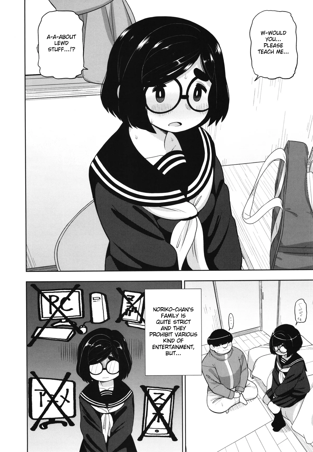 Kinjo no Jimi na JC ni Otona no Asobi o Oshiete mita Hanashi | A Story About Teaching an Ordinary Local Junior High School Girl How Adults Have Fun page 16 original parody - bbw glasses hentai manga - read online free