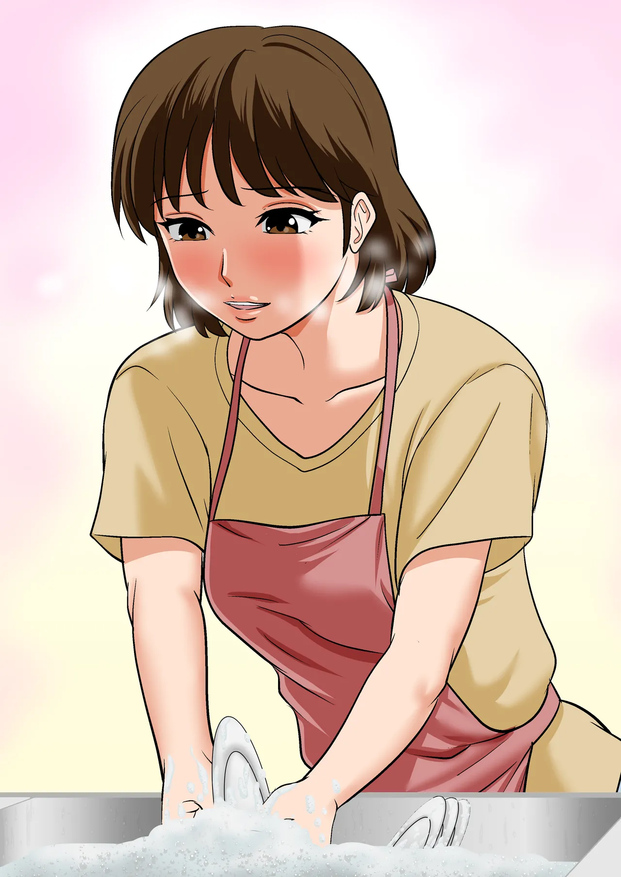 Toiu wake de, Hobo Zenra no Kaa-san ni Onegai Shitemita. 2 page 55 original parody - milf big breasts hentai manga - read online free