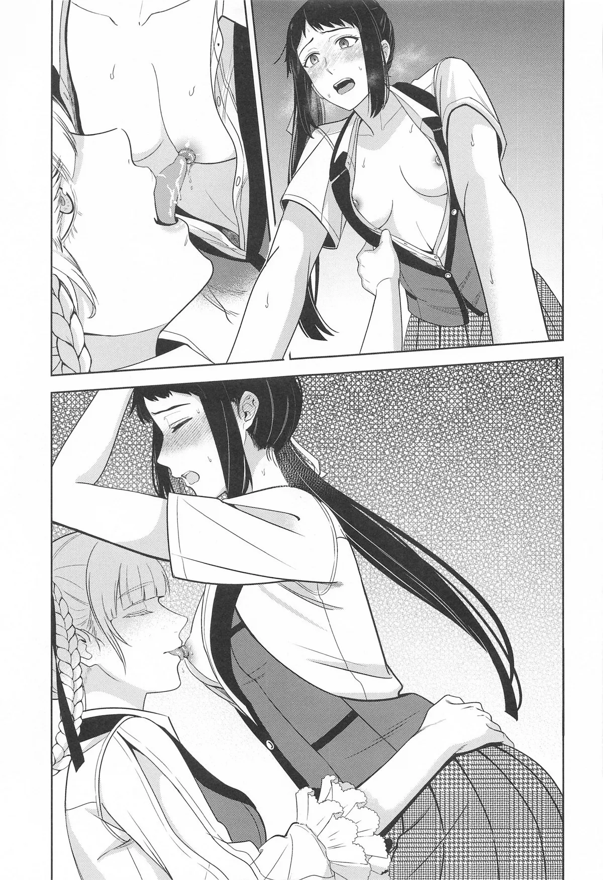 FOCUS page 11 featuring kirari momobami kakegurui parody - schoolgirl uniform yuri hentai manga - read online free