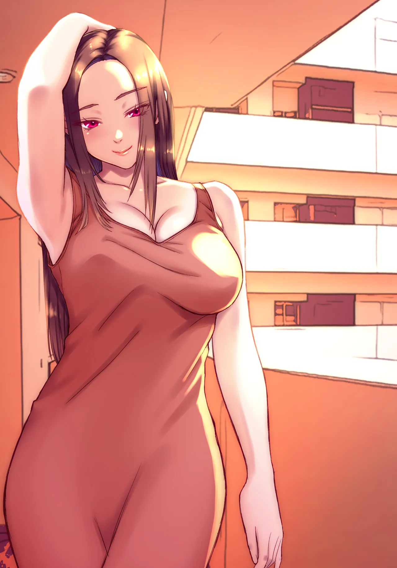 JikoChuu Otoko to, Nagasareru Hitozuma to. page 32 original parody - milf big breasts hentai manga - read online free