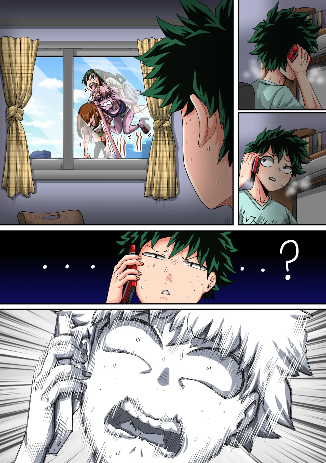 Boku no Harem Academia Ch. 8: Kanojo-tachi no Kesshin page 68 featuring tsuyu asui my hero academia parody - big breasts unusual pupils hentai manga - read online free