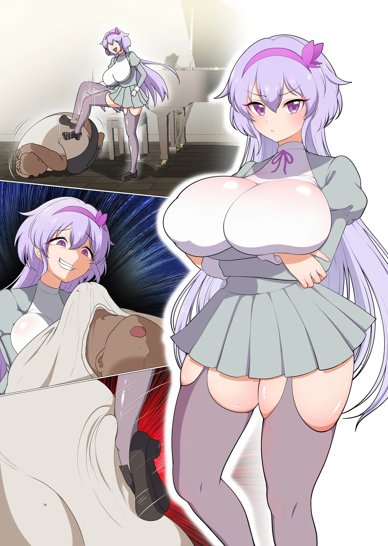 Muchimuchi Nikubenki Cyoukyou Kiroku 2 Jo Gakuenhen page 49 original parody - big breasts condom hentai manga - read online free