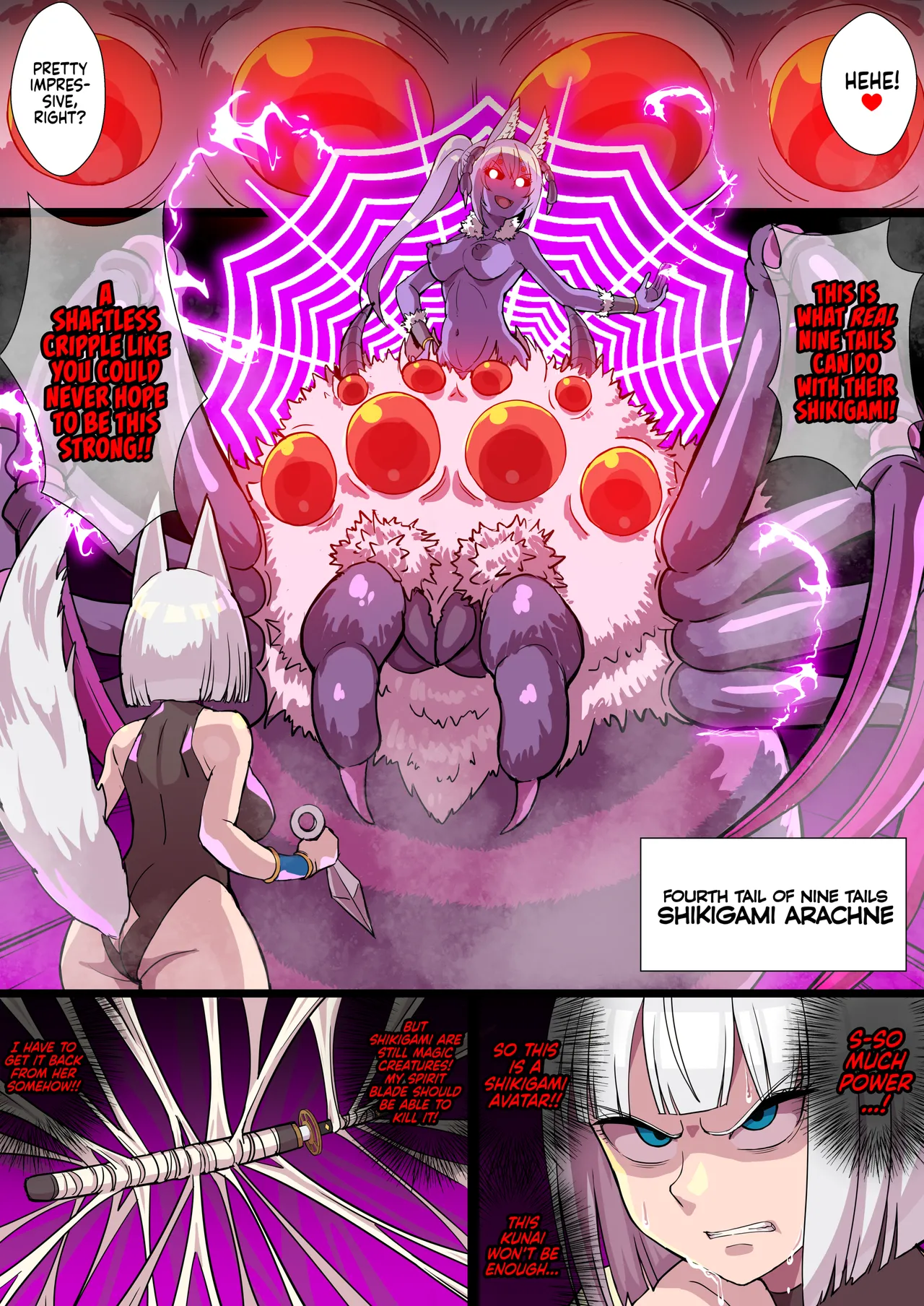 Futanari Kunoichi Nine Tails 1: Arachne page 15 original parody - futanari big breasts hentai manga - read online free
