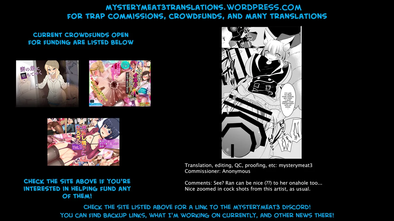 Boku wa Ran-sama ni Okasareru page 19 featuring ran yakumo touhou project parody - futanari big breasts hentai manga - read online free