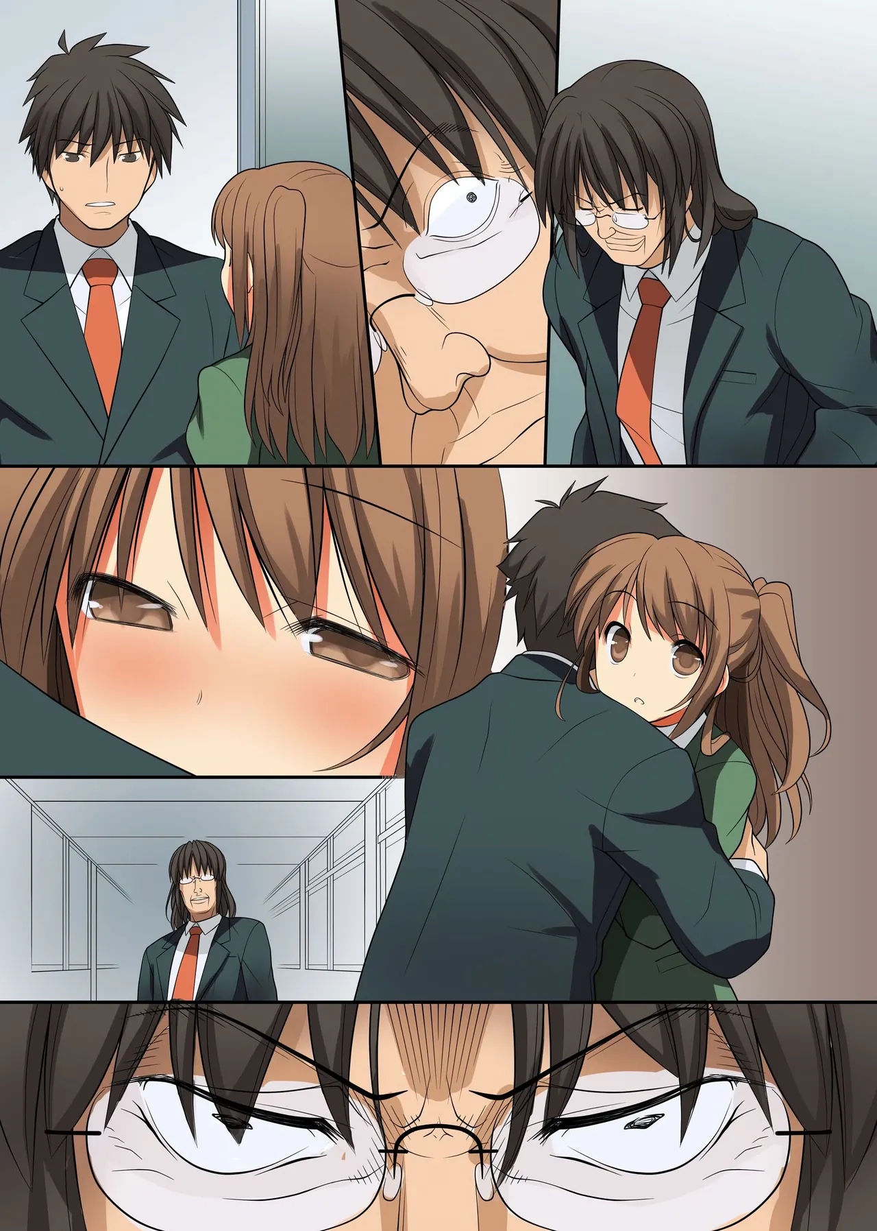 Chou Kyouryouku na Saimin Light o Te ni Iretande Kyonyuu na Doukyuusei-tachi o Dorei Choukyou | 我得到了超强的催眠能力把巨乳的同级生们调教成奴隶 page 45 original parody - group ffm threesome hentai manga - read online free