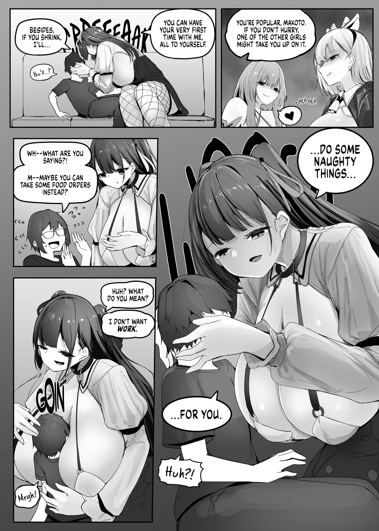 Omise no Ko ga Minna Ookikute Ai ga Omoi | All the girls in the store are big and yandere - Page 5