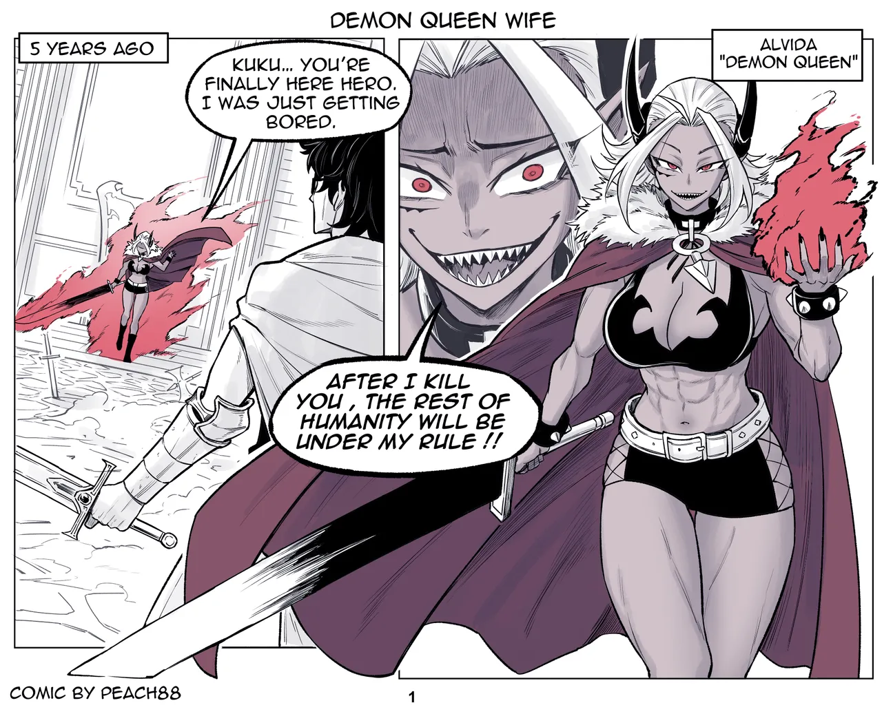 Demon King GF page 194 original parody - milf unusual teeth hentai manga - read online free