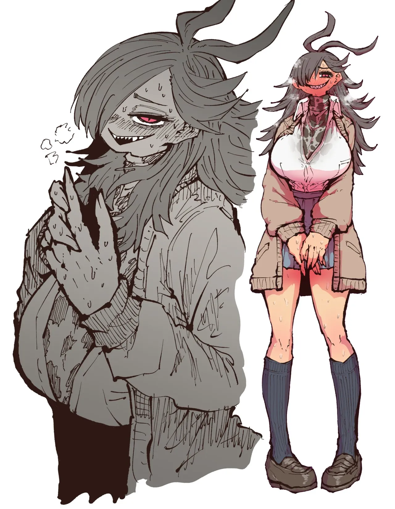 Hyena-chan ni Nerawarete | 被海伊娜醬盯上了 page 78 - unusual teeth big breasts hentai manga - read online free