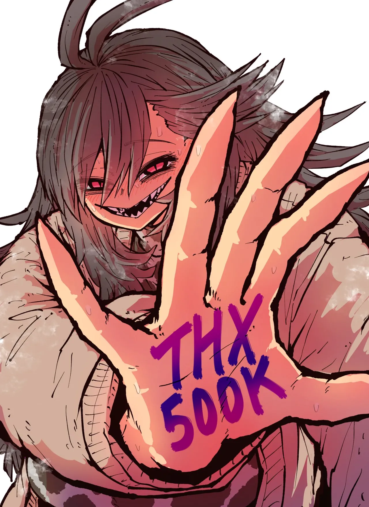 Hyena-chan ni Nerawarete | 被海伊娜醬盯上了 page 81 - unusual teeth big breasts hentai manga - read online free