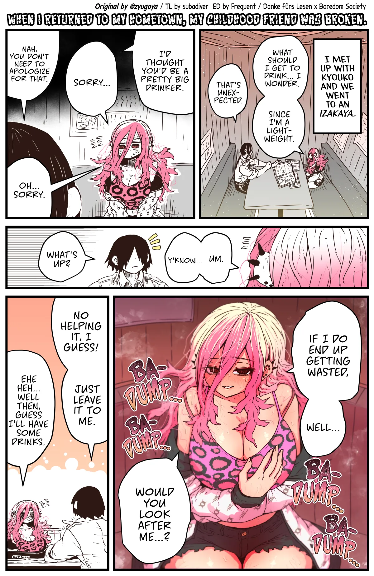 Jimoto ni Kaettekitara Osananajimi ga Kowareteta | When I Returned to My Hometown, My Childhood Friend was Broken page 14 original parody - squirting big breasts hentai manga - read online free