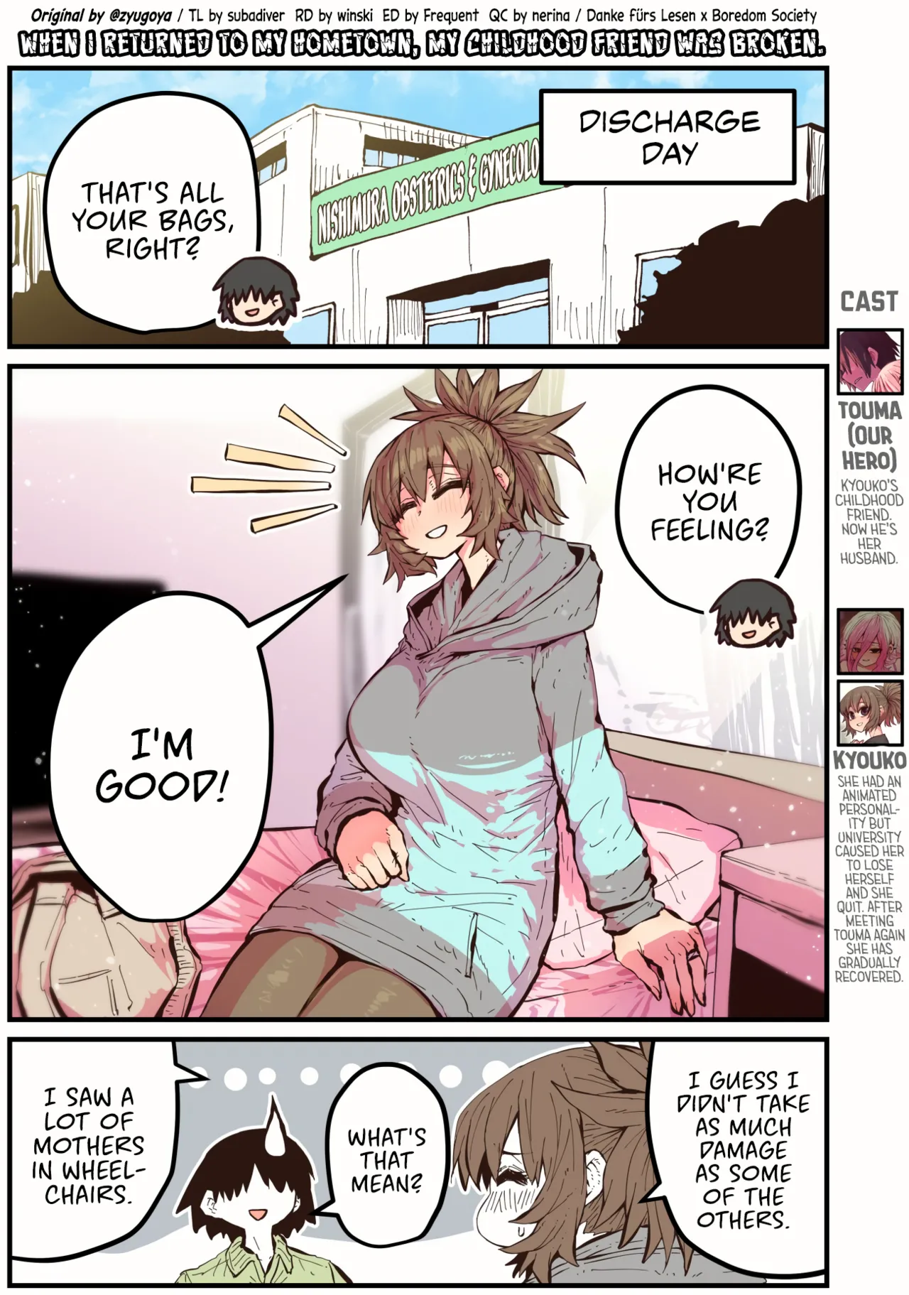 Jimoto ni Kaettekitara Osananajimi ga Kowareteta | When I Returned to My Hometown, My Childhood Friend was Broken page 157 original parody - squirting big breasts hentai manga - read online free