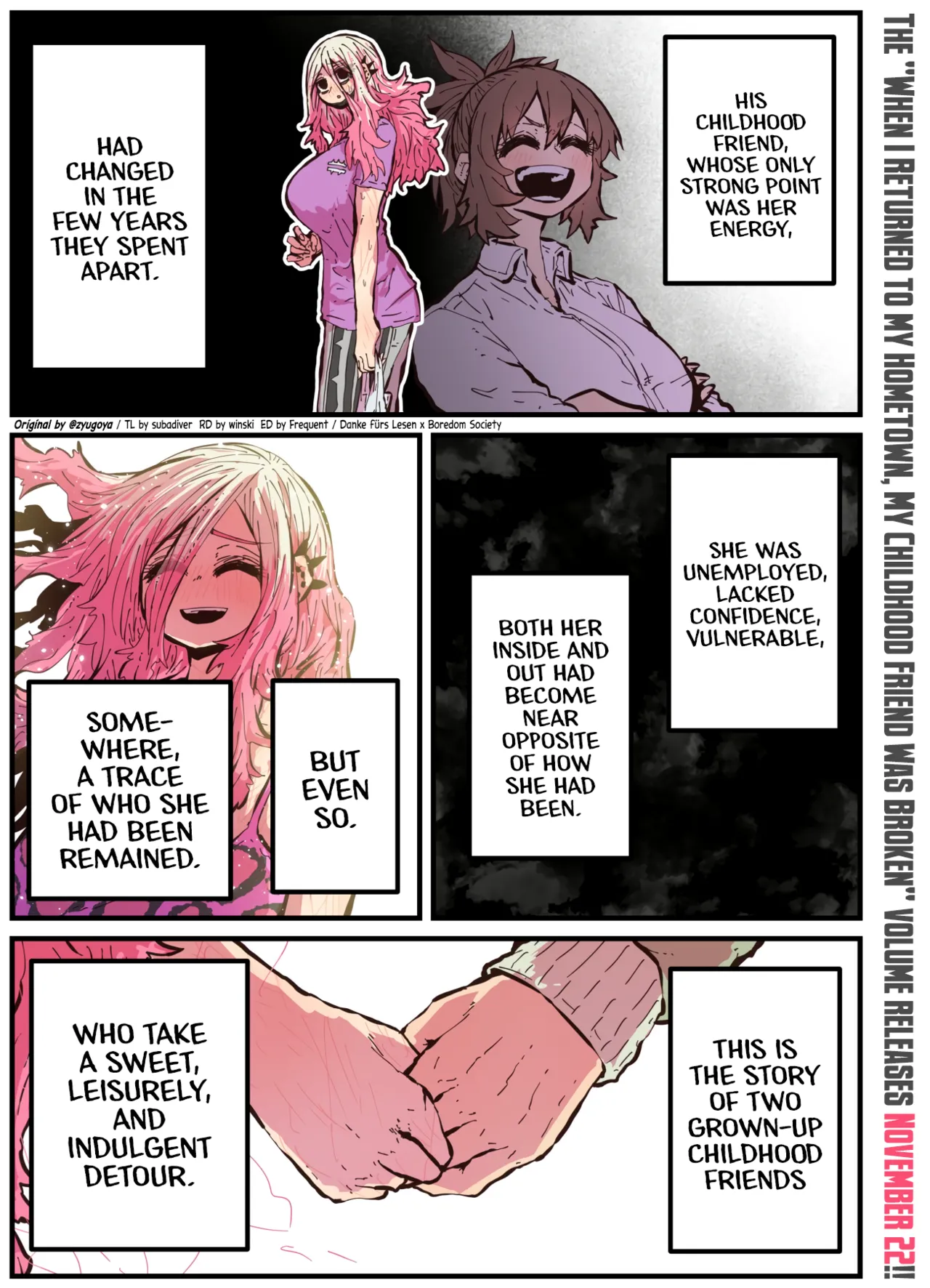 Jimoto ni Kaettekitara Osananajimi ga Kowareteta | When I Returned to My Hometown, My Childhood Friend was Broken page 182 original parody - squirting big breasts hentai manga - read online free