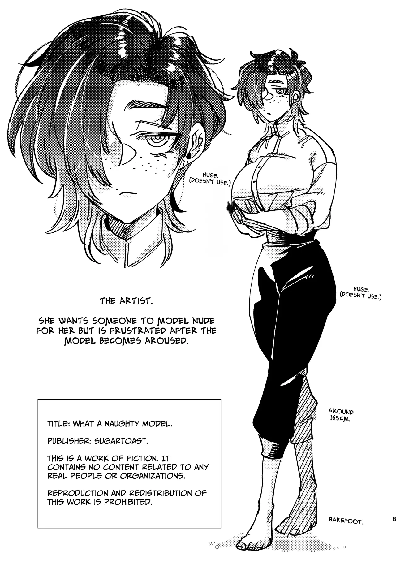 Model no Kuse ni Namaiki da. | What a naughty model. - Page 9