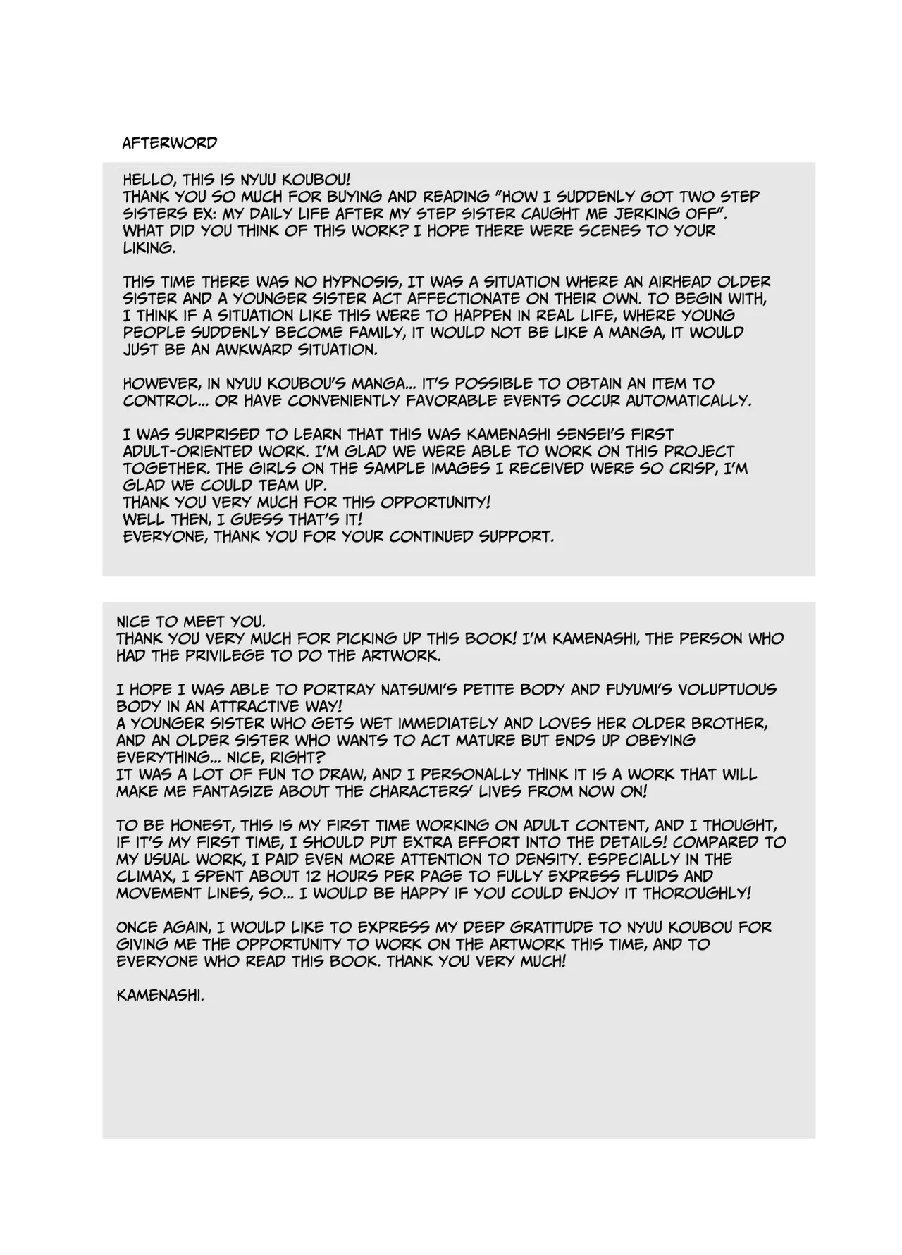 Totsuzen Gishi to Gimai ga Dekite Shimatta Ken EX | I Suddenly Gained Two Stepsisters EX page 41 original parody - handjob inseki hentai manga - read online free