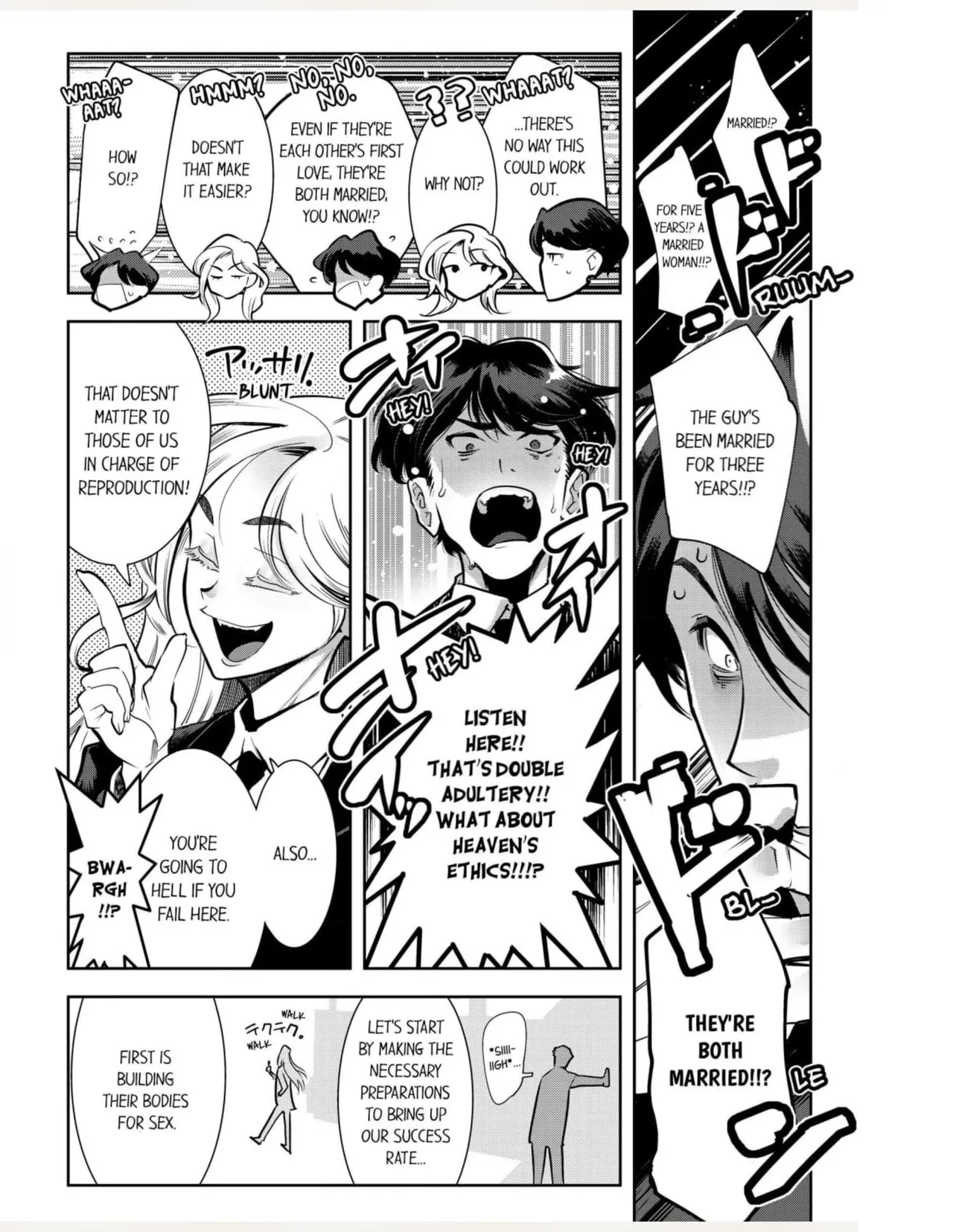 Tenshitachi wa Jinrui Hanshoku Tantou ni Narimashita 1 | Angels Matchmaking People for Human Reproduction 1 page 9 - big breasts cheating hentai manga - read online free