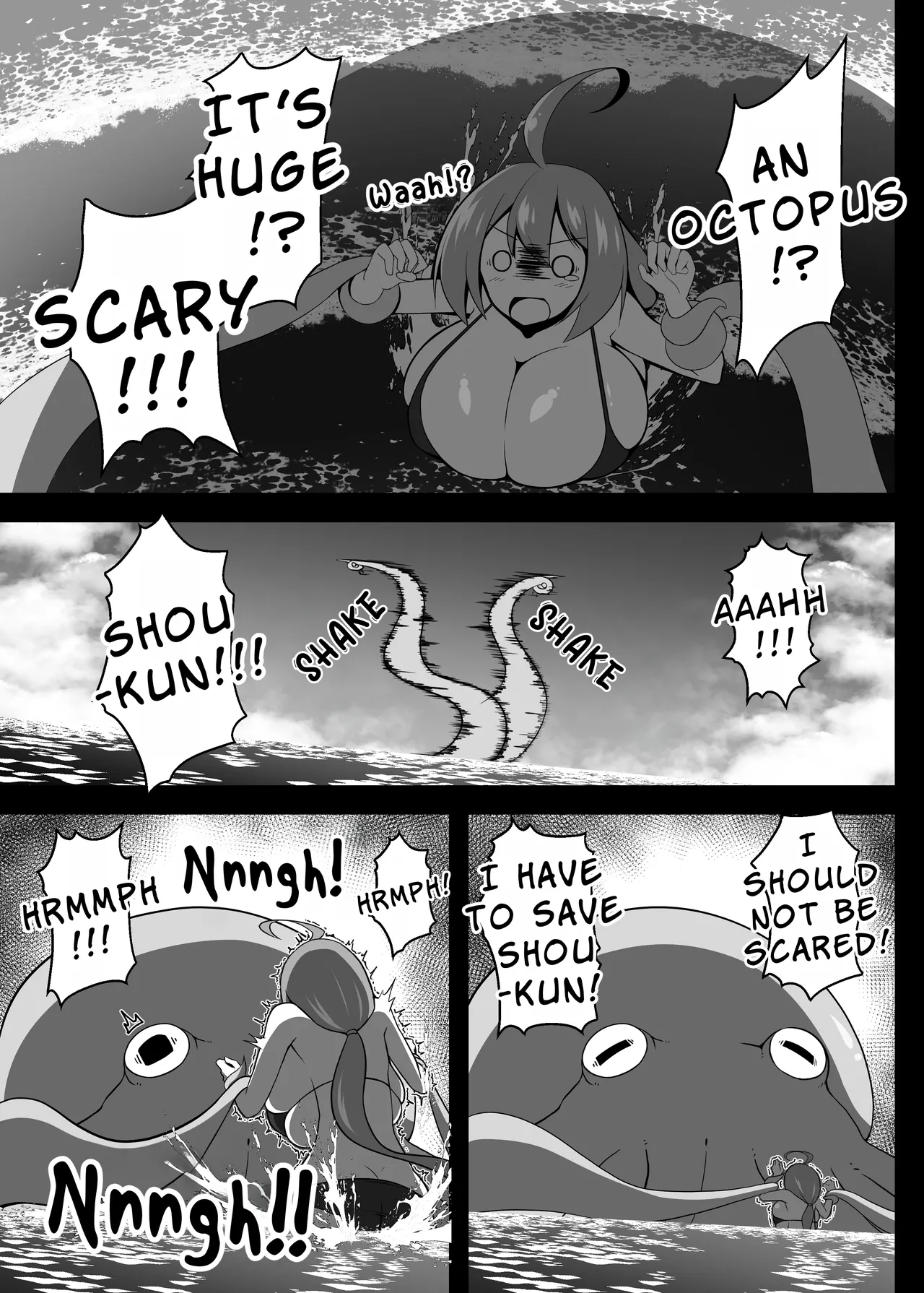 Yutaka na Mujintou Seichouki | Yutaka's Deserted Island Growth page 12 original parody - big breasts swimsuit hentai manga - read online free